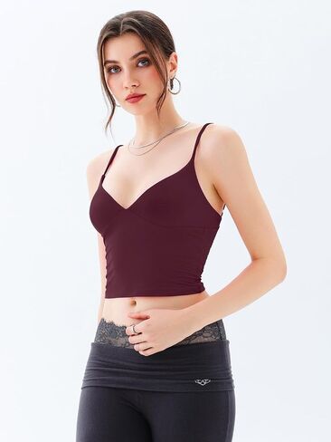 REORIA Women Sexy V Neck Tank Top Summer Y2K Going Out Tops Casual Sleeveless Fitted Basic Cami Shirts 2025 in Saudi Arabia