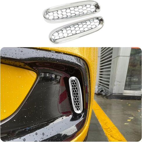 ملحقات السيارات تناسب هوندا New HR-V HRV 2023 2024 غطاء مصباح مصباح الضباب الأمامي تقليم (B style: Chrome) 2pcs ABS in Saudi Arabia