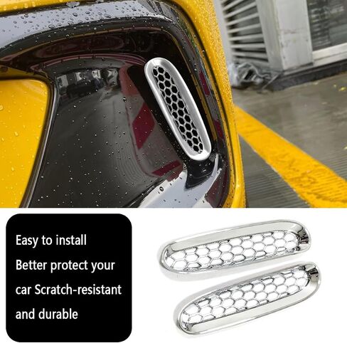 ملحقات السيارات تناسب هوندا New HR-V HRV 2023 2024 غطاء مصباح مصباح الضباب الأمامي تقليم (B style: Chrome) 2pcs ABS in Saudi Arabia
