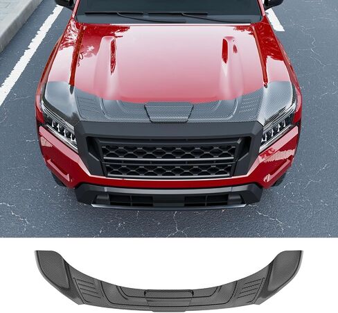 Powoq Hood Deflector متوافق مع 2022-2025 Nissan Frontier Deflector ABS Glossy Black Shield Hood Protector for 2022 2023 2024 2025 Nissan Frontier Associory in Kuwait