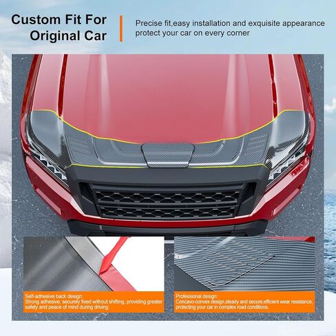 Powoq Hood Deflector متوافق مع 2022-2025 Nissan Frontier Deflector ABS Glossy Black Shield Hood Protector for 2022 2023 2024 2025 Nissan Frontier Associory in Kuwait