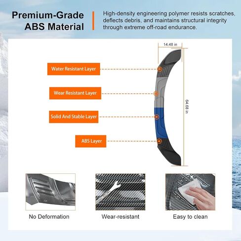 Powoq Hood Deflector متوافق مع 2022-2025 Nissan Frontier Deflector ABS Glossy Black Shield Hood Protector for 2022 2023 2024 2025 Nissan Frontier Associory in Kuwait