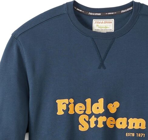 Field & Stream Men's French Terry Applique Crewneck in Kuwait