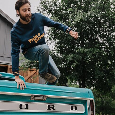 Field & Stream Men's French Terry Applique Crewneck in Kuwait