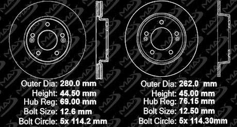 [الأمامي + الخلفي] أقصى دوارات نخبة المكابح XDS مع منصات خزفية من الكربون KT148383-1 in Kuwait