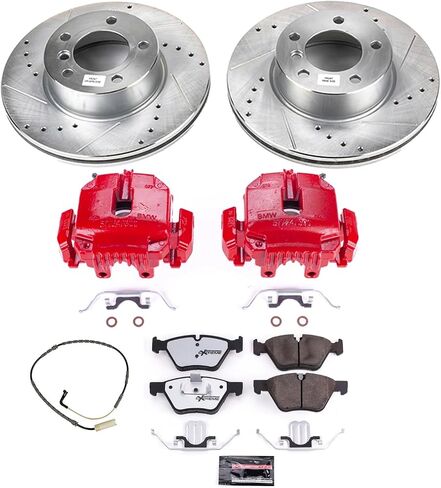 Power Stop KC4589-26 Front Z26 Street Warrior Brake Kit BMW لـ BMW 325XI 2006 ، BMW 328XI 2007 [نموذج محدد] in Saudi Arabia