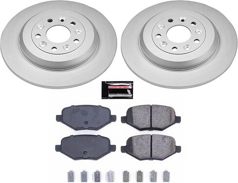 Power Stop KOE8846 Rear Autospecialty Stock Replacement Brake Pad and Rotor Kit For Ford Edge 2013-2014, Lincoln MKT 2010-2019, Lincoln MKX 2013-2015 [Model Specific] in Saudi Arabia