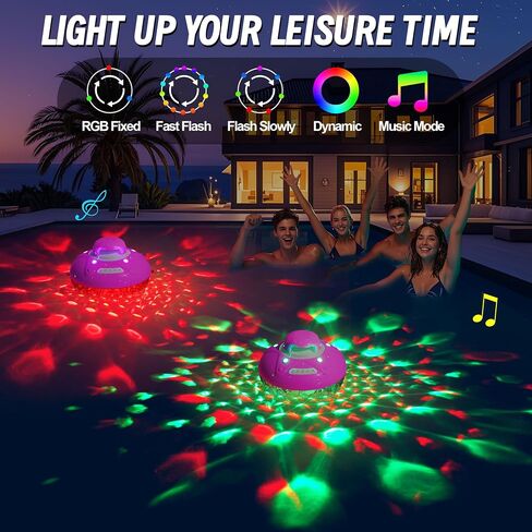 KingSom 3 in 1 Bluetooth Pool Speaker with Pool Fountain Light, 10000mAh Floating Pool Speaker, IP68 Waterproof Hot Tub Speakers, Loud Sound, BT5.4,24H Playtime Rechargeable pool Water Fountain, White in Kuwait