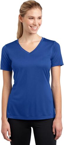 Sport-Tek Ladies v-neck منافس Tee. LST353 الحقيقي الملكي in Saudi Arabia