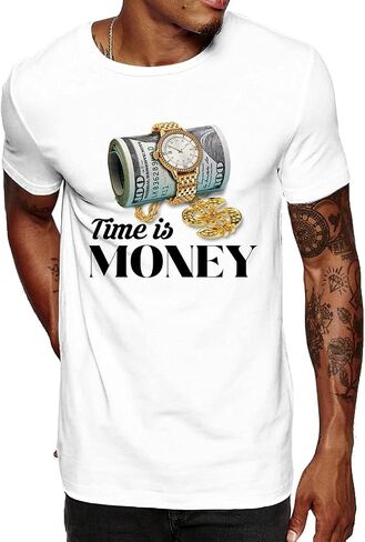 Swag Point Men’s Graphic T Shirts – 100% Cotton Short Sleeve Urban Casual Tops Streetwear Hip Hop Hipster Tee in Saudi Arabia