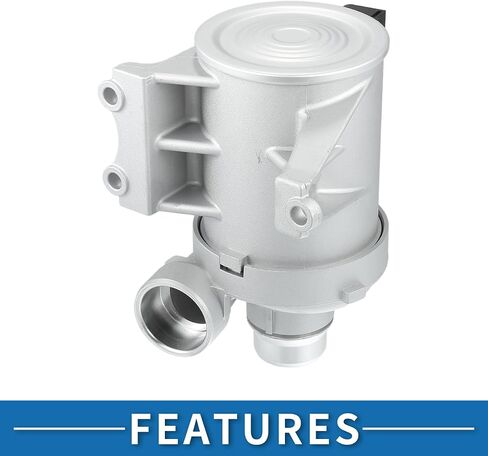 Water Pump No.31368715/31368419 17.3x16.7cm Car Electric Engine Water Pump for Volvo S60 2014-2024 for Volvo S80 2014-2016 Metal Silver Tone in Saudi Arabia