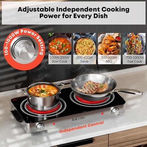 Single Infrared Burner, 1800w electric stove, compact size portable electric stove, burners for cooking, hot plates for cooking, portable cooktop, hot plates for countertop in Kuwait