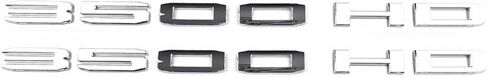 مجموعة الزوج 2020-2023 3500HD 3500 HD DOORS SIFE 3D Emblems Nameplates Badge (Chrome) in Kuwait