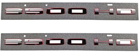 مجموعة الزوج 2020-2023 3500HD 3500 HD DOORS SIFE 3D Emblems Nameplates Badge (Chrome) in Kuwait