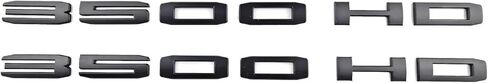 مجموعة الزوج 2020-2023 3500HD 3500 HD DOORS SIFE 3D Emblems Nameplates Badge (Chrome) in Kuwait