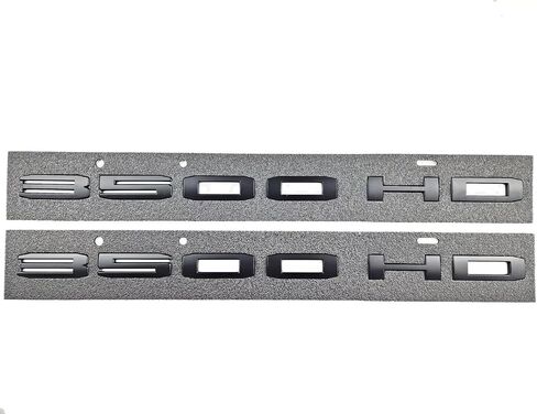 مجموعة الزوج 2020-2023 3500HD 3500 HD DOORS SIFE 3D Emblems Nameplates Badge (Chrome) in Kuwait