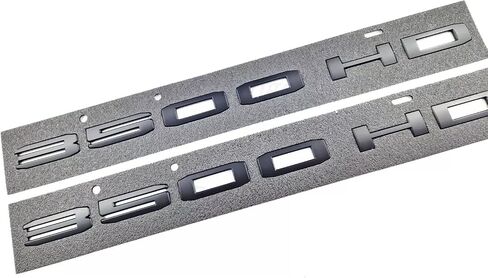 مجموعة الزوج 2020-2023 3500HD 3500 HD DOORS SIFE 3D Emblems Nameplates Badge (Chrome) in Kuwait