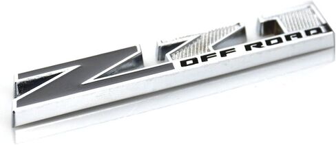 Aimoll 1PC Grille (Small) Z71 Off Emblem Parge Parge for GM Chevrolet Silverado 2500HD 3500HD Sierra (Chrome Black) in Saudi Arabia