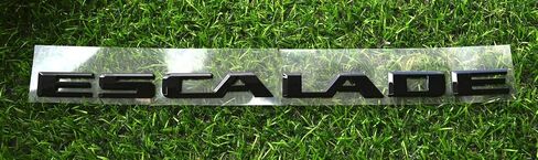 3pcs escalade excalade refctgate emblems car padge starplate compate compatible مع 2021-2025 Escalade 84787581 86543262 (Chrome) in Kuwait