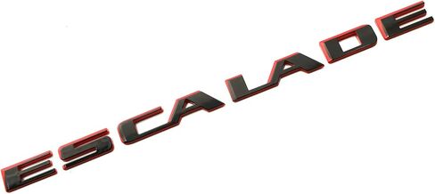 3pcs escalade excalade refctgate emblems car padge starplate compate compatible مع 2021-2025 Escalade 84787581 86543262 (Chrome) in Kuwait