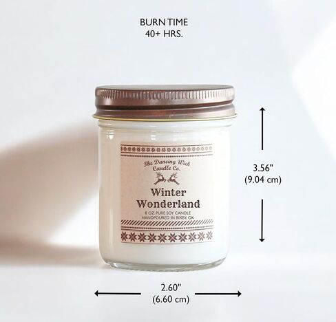Hot Cocoa Scented Soy Candle - Rich, Chocolate, Smooth and Delicious - 8 oz, Hand-Poured for Cozy Home - Non-Toxic - Made in the USA (Hot Cocoa) in Kuwait