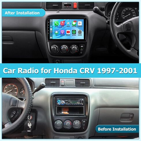 Car Stereo Radio for Honda CRV 2002 2003 2004 2005 2006 with Wireless Apple CarPlay Android Auto,9 Inch Touch Screen, Bluetooth,GPS,WiFi,SWC,Backup Camera in Saudi Arabia