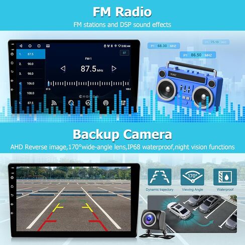Car Stereo Radio for Honda CRV 2002 2003 2004 2005 2006 with Wireless Apple CarPlay Android Auto,9 Inch Touch Screen, Bluetooth,GPS,WiFi,SWC,Backup Camera in Saudi Arabia