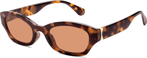نظارة شمسية قطة قطة رجعية للنساء الرجال الضيقة المستطيل cateye sunnies y2k العصرية AR82274 in Kuwait
