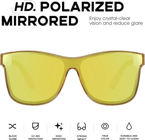 MOSANANANASERS SPORTS SENGLESSES للنساء الرجال ، TR90 إطار خفيف الوزن يعكس UV400 حماية MS52368 in Kuwait