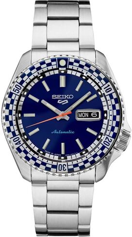 SEIKO 5 Sports Special Edition Blue Chekered Automatic Watch SRPK65 in Saudi Arabia