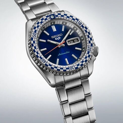 SEIKO 5 Sports Special Edition Blue Chekered Automatic Watch SRPK65 in Saudi Arabia