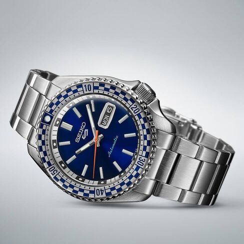 SEIKO 5 Sports Special Edition Blue Chekered Automatic Watch SRPK65 in Saudi Arabia