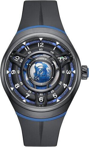 Skeleton Automatic Watch, 45mm Dial with Luminous Hands, Self Winding Watch, 3 ATM Waterproof, 316L Stainless Steel in Saudi Arabia