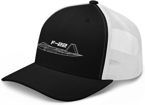 F-22 Raptor Fighter Jet Air Superiority USAF Aircraft Aircraft Aircraft Aviation Aviation Aviation F22 Trucker Cap Snap Back Back Hat in Kuwait