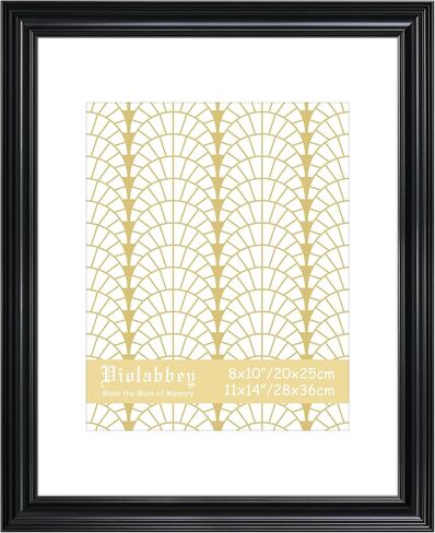 VIOLABBEY 5x7 Picture Frame Gold, Vintage Photo Frames, Fits Pictures 4x6 with Mat or 5 x 7 without Mat, Display for Tabletop and Wall in Kuwait