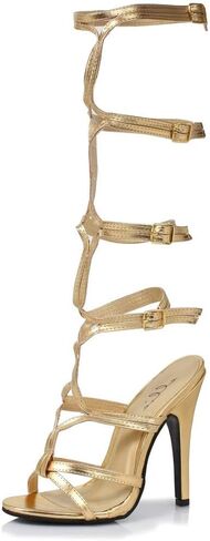 Ellie Shoes Women's Sexy Gladiator Sandals - الرومانية ، الكعب اليوناني الأزياء ، الذهب ، 8 in Kuwait