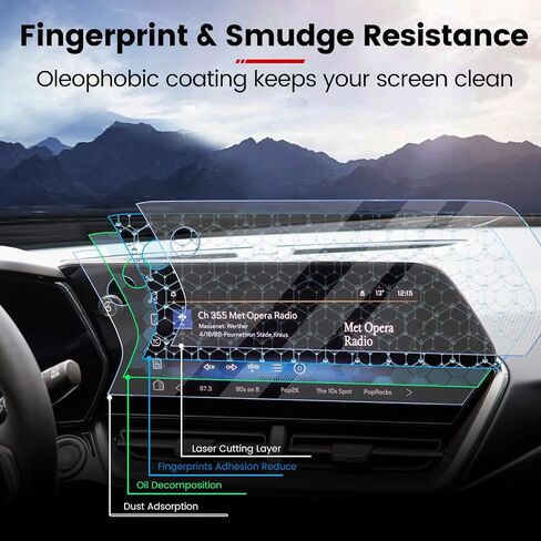 GFJNFG 2022 Trax Screen Protector Compatible with 2017-2022 Chevy Trax Screen Protector 7 Inch Touchscreen 2022 Chevy Trax Accessories Tempered Glass Ultra Clear Anti Scratch in Kuwait