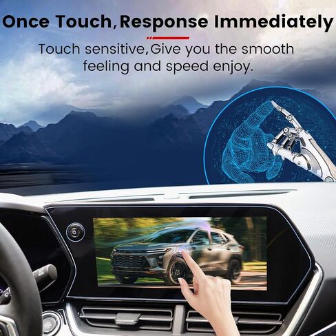 GFJNFG 2022 Trax Screen Protector Compatible with 2017-2022 Chevy Trax Screen Protector 7 Inch Touchscreen 2022 Chevy Trax Accessories Tempered Glass Ultra Clear Anti Scratch in Kuwait