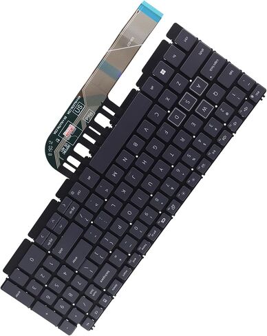 Deal4GO US-INTL QWERTY Orange Letter Backlit Keyboard RED Backlight (Non RGB) TJ0J6 0TJ0J6 Replacement for Dell G15 5510 5511 5515 5520 5521 5525 in Kuwait