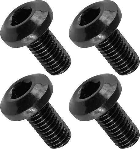 Caltric 4x Rear Brake Disc Hex Socket Button Bolts Compatible with Yamaha Warrior 350 YFM350 1988-2004 in Saudi Arabia