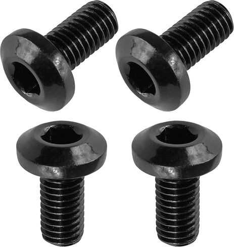 Caltric 4x Rear Brake Disc Hex Socket Button Bolts Compatible with Yamaha Warrior 350 YFM350 1988-2004 in Saudi Arabia