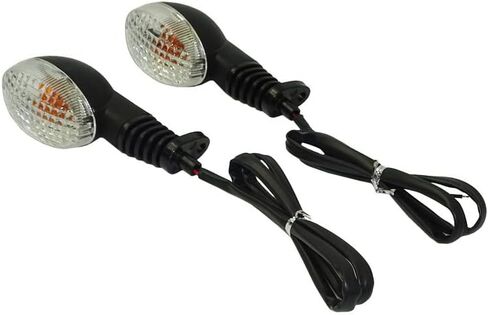 إشارات المنعطف الأمامي أو الخلفي ضوء مؤشر لمبة Blinker ل Kawasaki Vulcan S 650 EN650 2015 2015 2017 2018 2019 2020 2021 (Clear Lens) in Kuwait