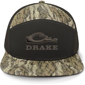Drake Waterfowl Men's Drake X Lost Sa7age 7 Panel Cap DW0227 w/Flat Bill, Breathable Mesh Back, Adjustable Snap Back, OSFM in Saudi Arabia