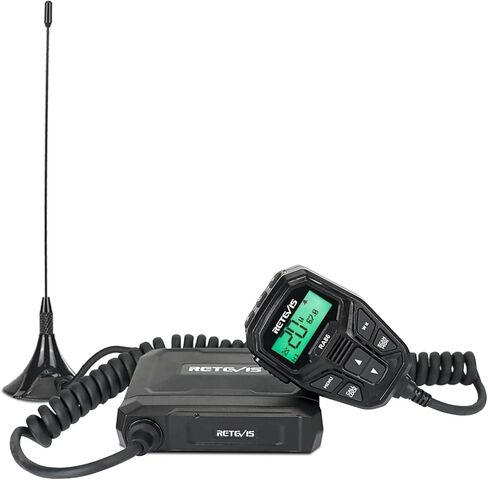 RETEVIS RA86 GMRS Mobile Radio ، مكبرات صوت مزدوجة NOAA ، مستقبلي طويل المدى للهواتف المحمولة (1 حزمة) مع C2 GMRS Radio Handheld (حزمة) ، مصباح يدوي ، 2000 مللي أمبير ، Type-C ، مجموعة Communication Travel Travel in Kuwait