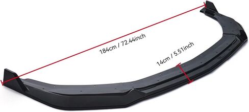 Front Bumper Lip Splitter for 2024-2025 Ford Mustang 3PCS EcoBoost GT (Gloss Black) in Saudi Arabia