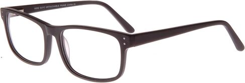 Matte Black Untouchable Eyeglass 63mm For The Stylish Large Man in Saudi Arabia