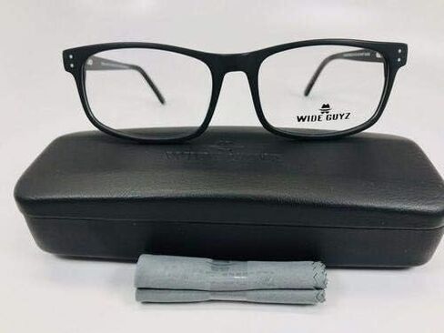 Matte Black Untouchable Eyeglass 63mm For The Stylish Large Man in Saudi Arabia