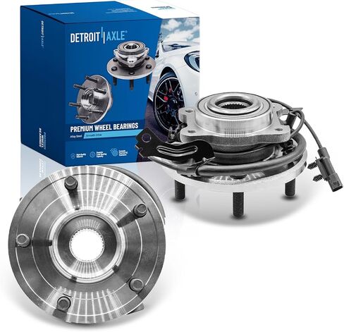 Detroit Axle - 2 Rear Wheel Bearing Hubs for 2009-2018 Dodge Journey, Wheel Hub and Bearings Assembly Set, Replacement 2010 2011 2012 2013 2014 2015 2016 2017 Pair Hubs in Saudi Arabia
