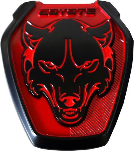 S650 Style Dark Coyote Grille/Decklid Badge (Red) in Kuwait