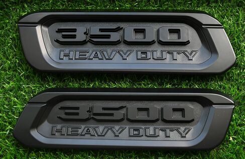 2Pack جديد 3500 شعار ثقيل الجهة اليسرى شارات ثلاثية الأبعاد بديل أسود للغطاء 3500 (كروم) in Kuwait